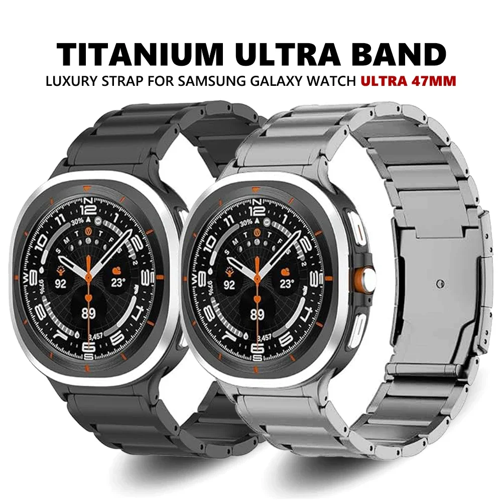 

Titanium Bracelet for Samsung Galaxy Watch Ultra 47mm Band for samsung ultra galaxy 7 47 47MM Business Metal Luxury Strap Correa