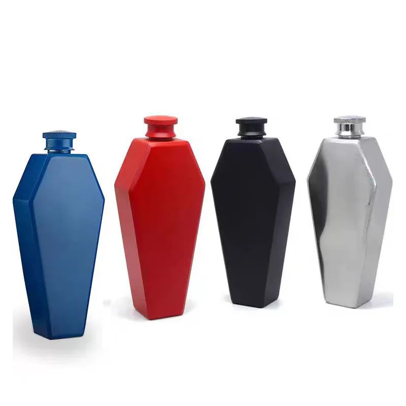 Heterotypico portátil 304, jarra de calidad alimentaria, whisky, Vodka, vino, frasco de cadera, juego de bolsillo para beber Alcohol, botella personalizada para exteriores