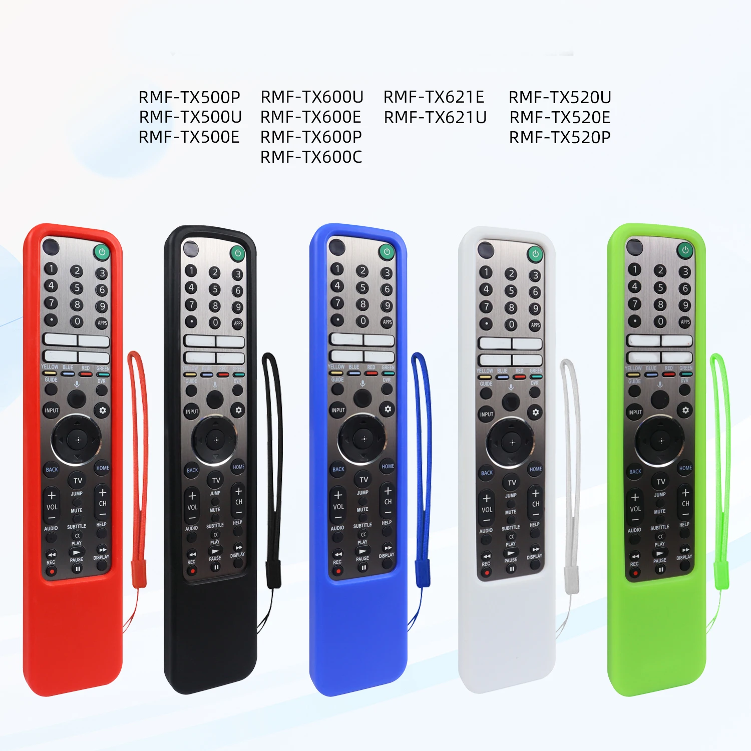 

Soft Silicone Case Housing for so-ny RMT-TX500/520U/600U/621U Remotes NonSlip Texture Shell