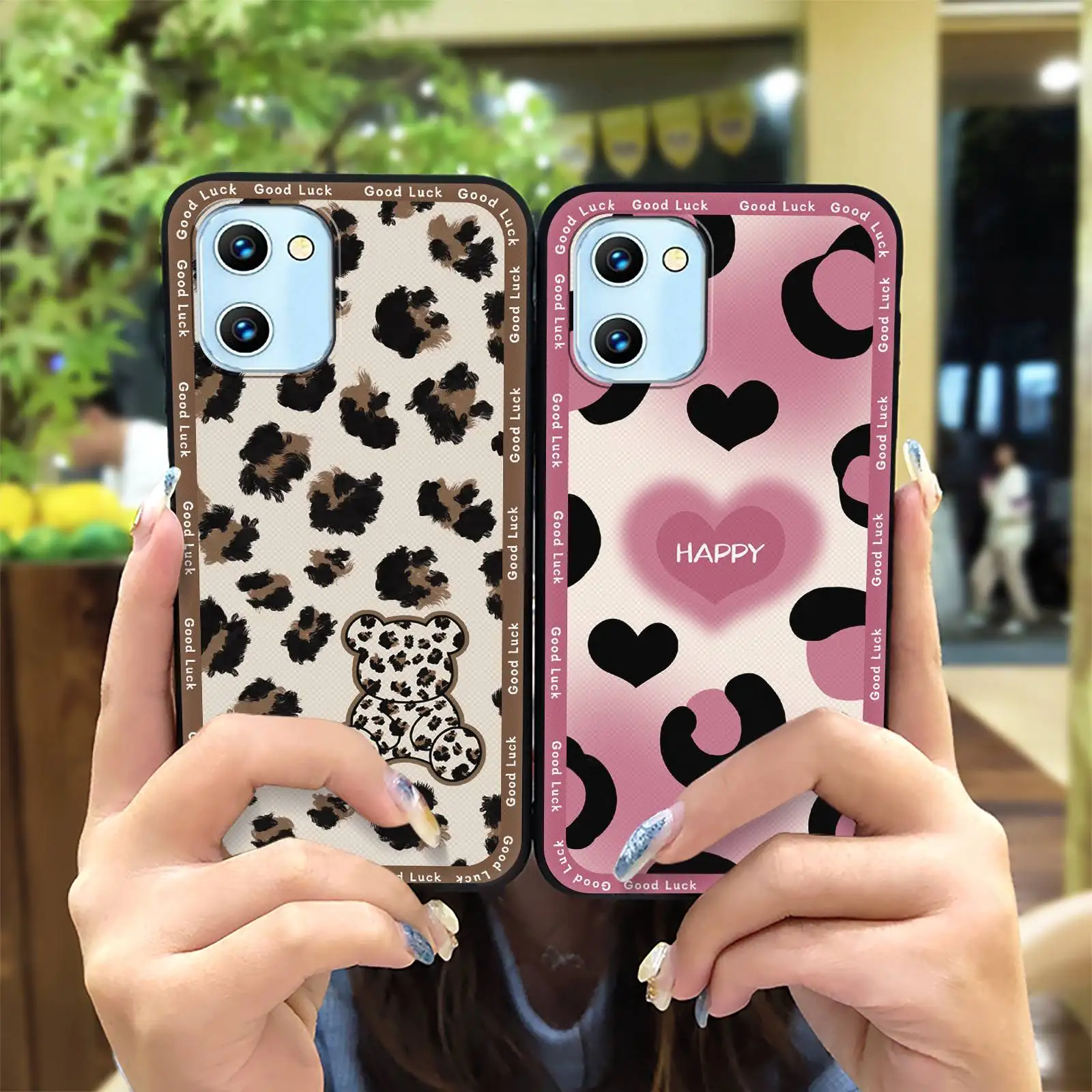 Shockproof Cartoon Phone Case For UMIDIGI C1/C1 Max Soft case Anti-knock Cover Back Cover Cute TPU Anti-dust Full wrap