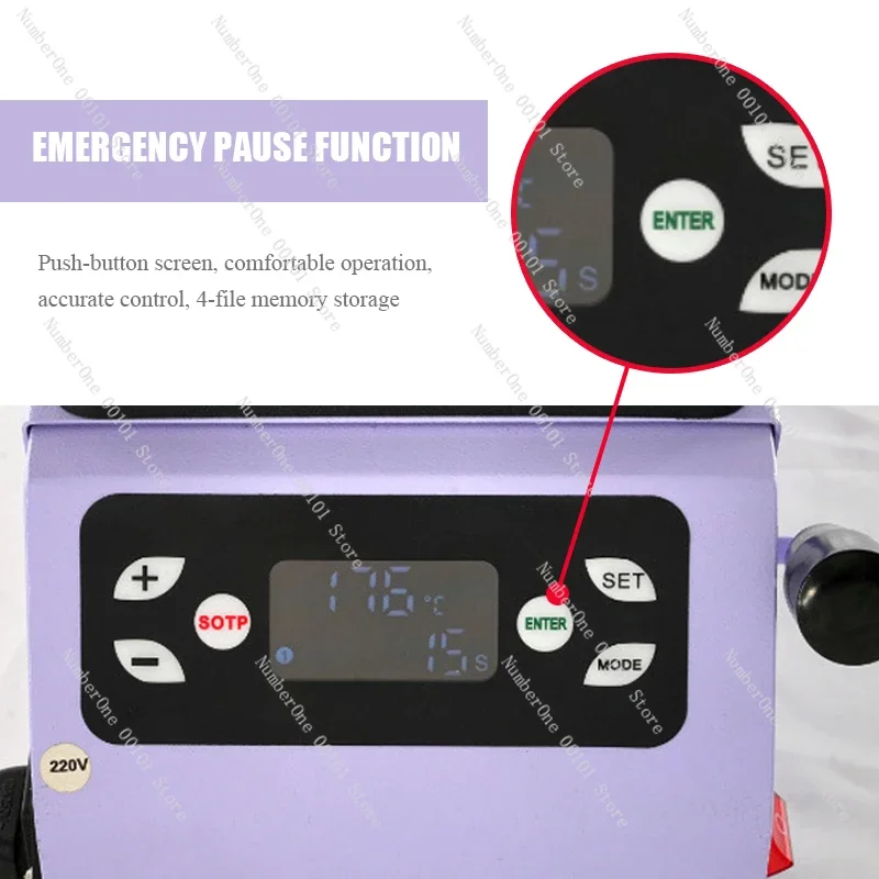 Automatic digital hat press | Professional baseball cap ironing equipment