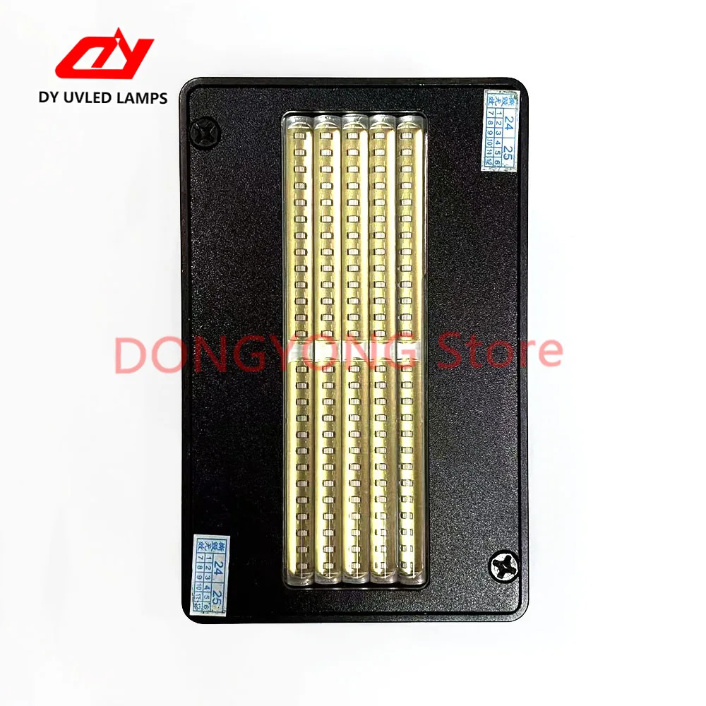 80*25mm UV LED Curing Lamp 200W Large Industrial UV Flatbed Printer Varnish Curing Light Ricoh G4 G5 Print Head