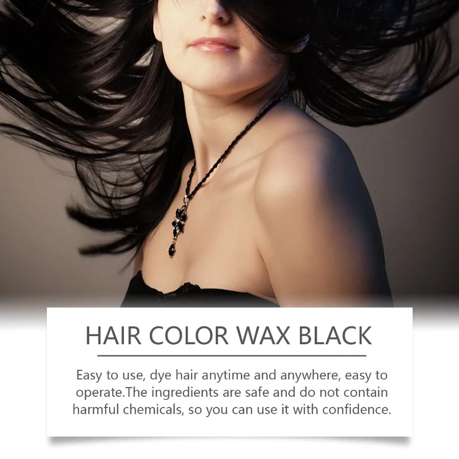 Hoegoa Black Hair Care Beauty Wax Gentle And Easy To Wash Moisturizing Hair Shine Care Hair Cream