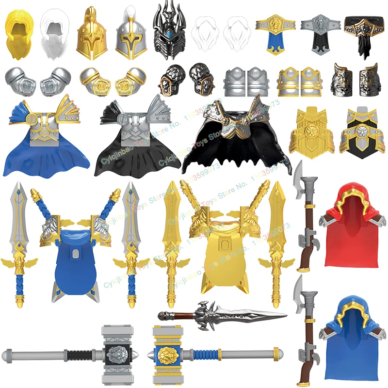 

DT020+DT021 Medieval Musketeer Soldiers Action Figures Weapons Building Blocks Accessories Puzzle Toys for Children Gifts