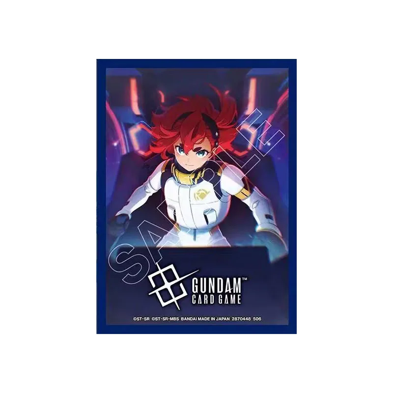 70Pcs/set 66X92Mm Diy Self Made Gundamed Suletta Mercury Card Sleeves Sazabis Card Protective Cover Anime Card Gift Toys