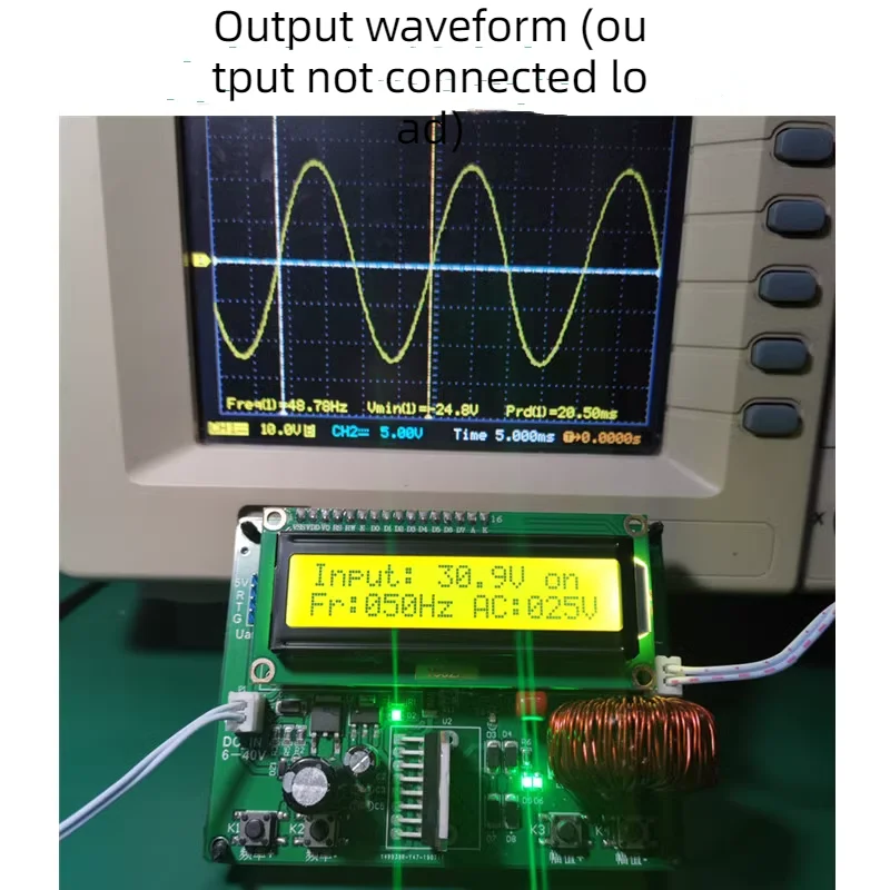 STC12 Microcontroller Unipolar Spwm Single-phase Inverter Power Supply Development Board Integrated Full-bridge Pure Sine Wave