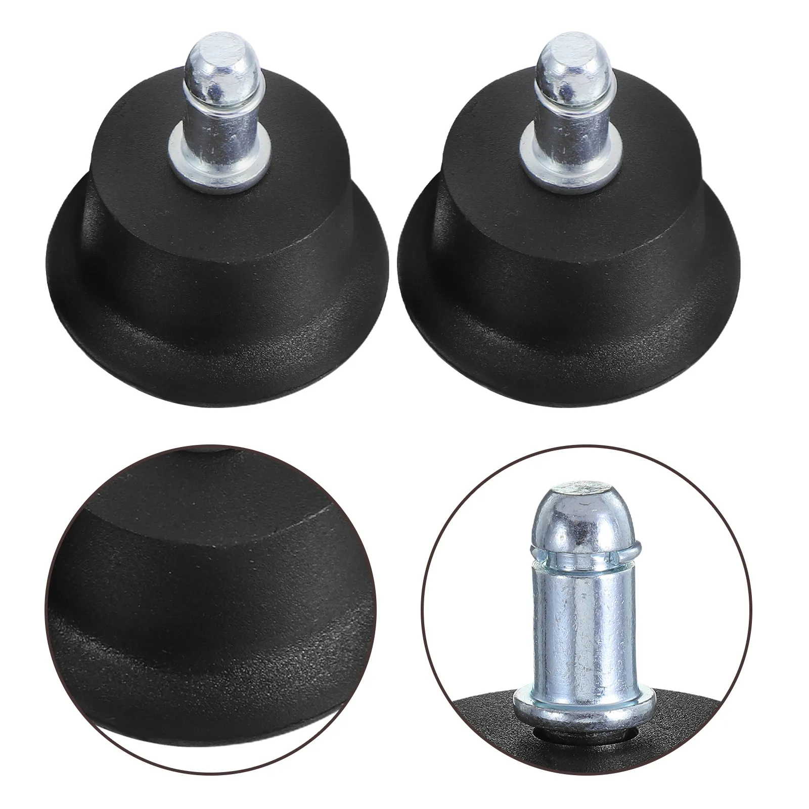5Pcs Solid Stationary Chair Glides PP Alloy Steel Feet Pads for Desk Office Gaming Chairs Floor Protection Scratch-Free