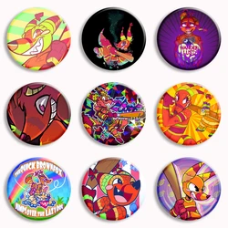 The Quick Brown Fox Anime Soft Button Pin TQBF Electrohell Album Cover Brooch Badge Bag Decor Fans Collect Friends gifts