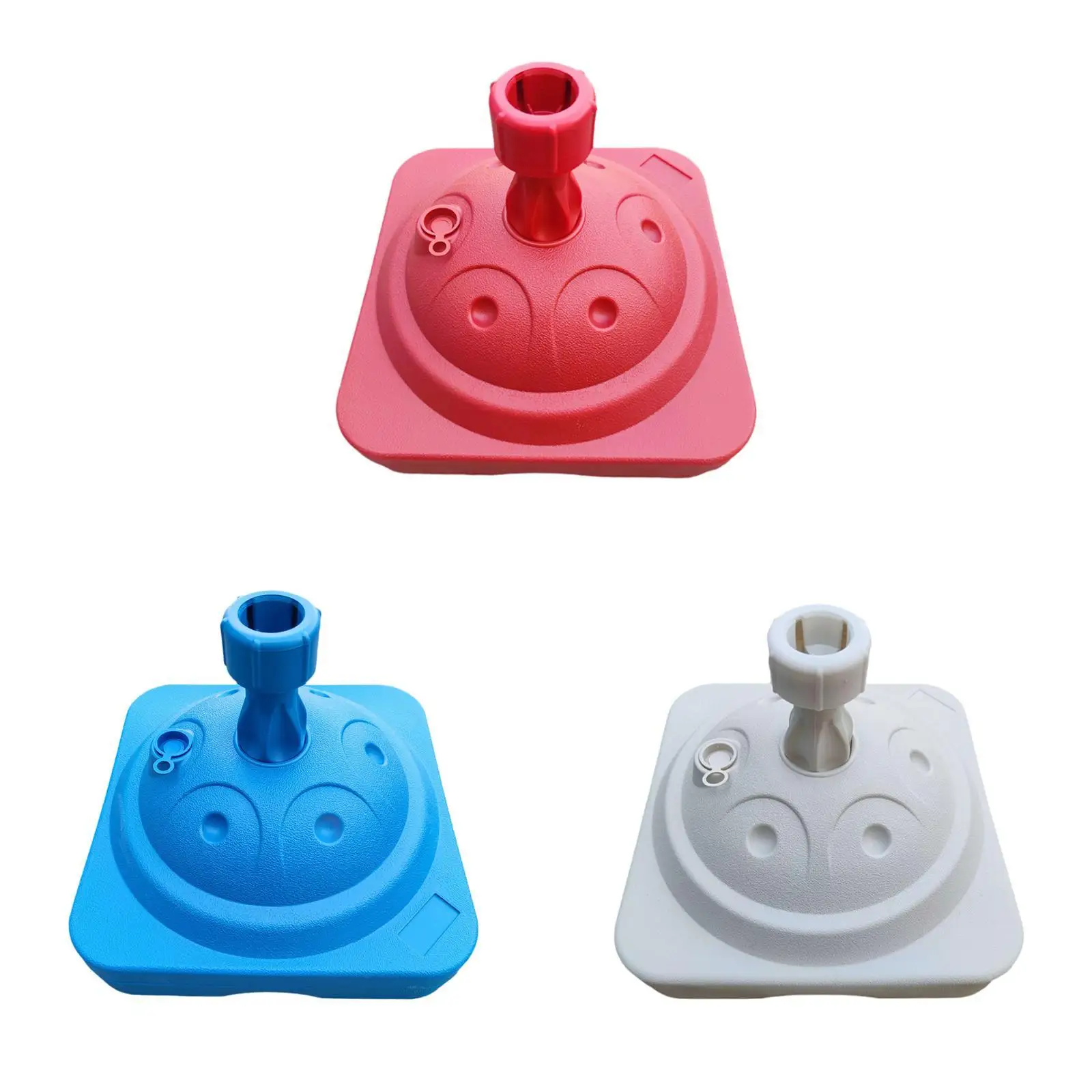 حامل مظلة للفناء وحامل مظلة بديل مربع ومستقر للمياه