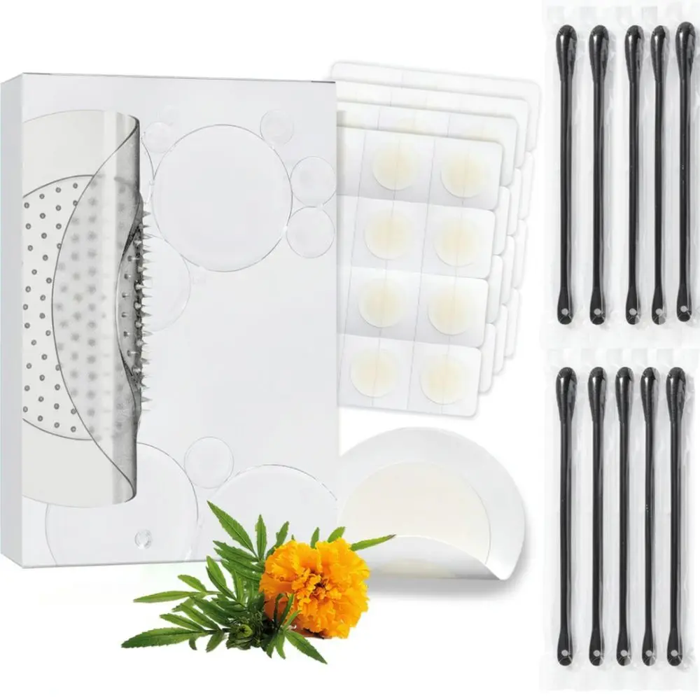 Invisible Acne Pimple Sticker Facial Cleansing Swab Kit Hydrocolloid Skin Care Treatment Tool Blemish Remover Patch Set