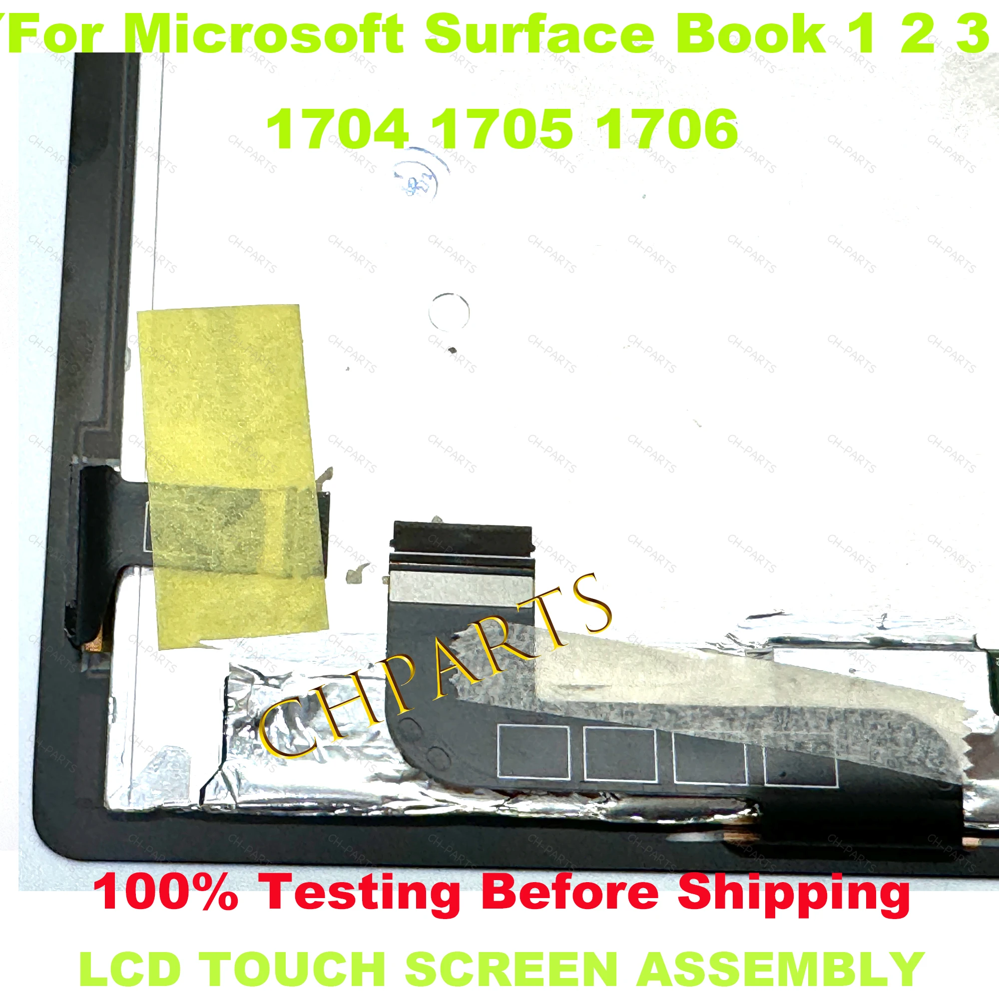 Imagem -02 - Display Lcd Touch Screen Digitador Conjunto de Vidro Peças de Reparo Microsoft Surface Livro 1703 1704 1705 1706 135