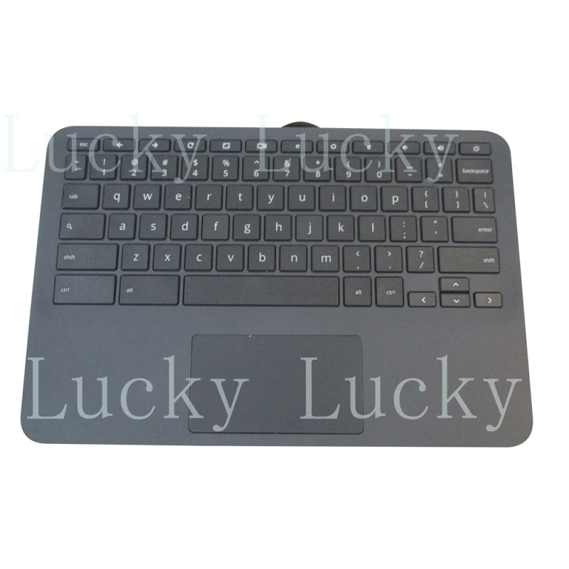 

Подставка для рук (пальмрест) с клавиатурой и тачпадом для HP Chromebook 11 G8 EE L82760-001