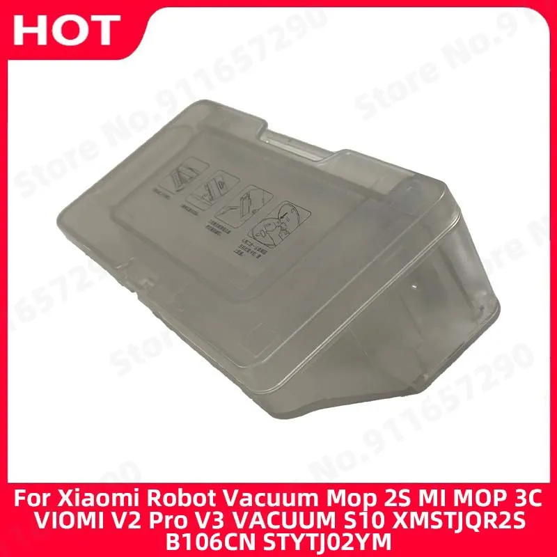 

New Dust Box For Xiaomi Robot Vacuum Mop 2S MI MOP 3C VIOMI V2 Pro V3 VACUUM S10 XMSTJQR2S B106CN STYTJ02YM Dust Bin Accessories