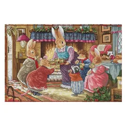7750 Cross Stitch Sets Cross Stitch Paintings 14ct 18ct Stich Cross Stitch Kit Embroidery Needle Arts & Craft Complete Kit Hobby