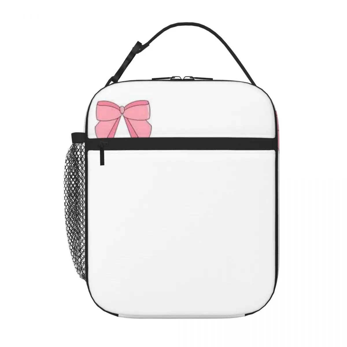 Bestselling Pretty And Pink Bow Retro Lightweight Lunch Bag Daily Meal Prep Travel Lunch Bag