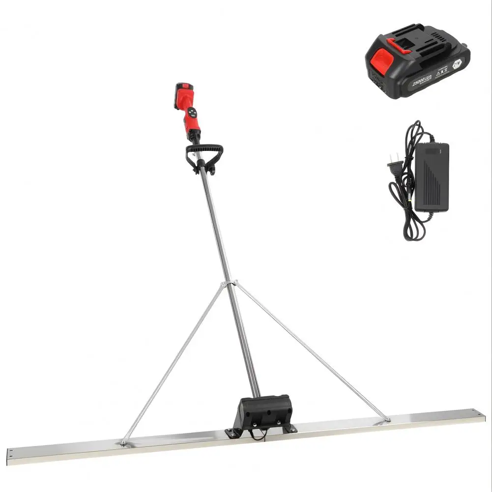 

Cordless Brushless Power Screed – 59" Stainless Steel Concrete Vibratory Leveler, Electric Cement Finishing Tool