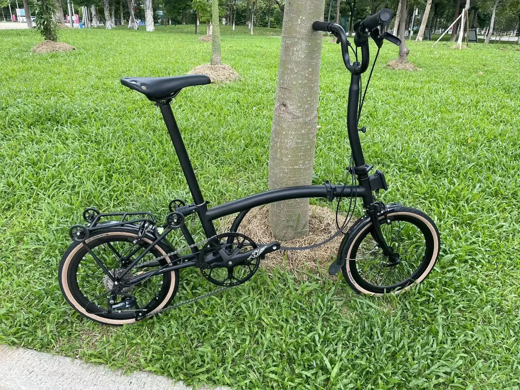 

16inch Tri-folding Bike 9speed High Quality Steel Frame Light Weight Y bar M bar 9S Mini Foldable Bicycle Folding Bike
