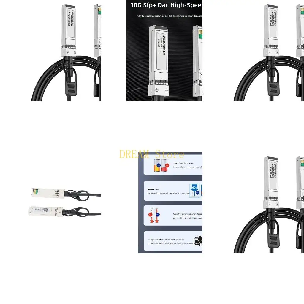 Short Ranges 10Gbps SFP+ Direct Attach SFP Coppers Twinax Cable For Networking Equipment Best Sale