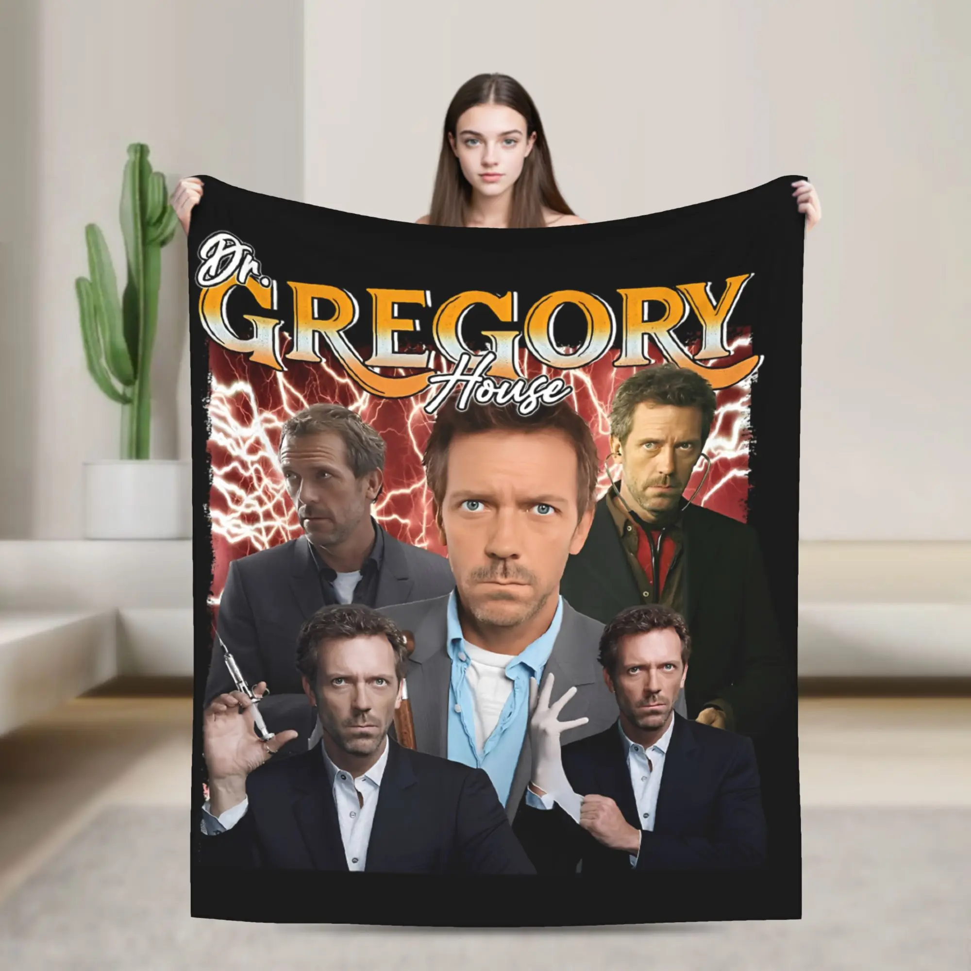 Одеяло Dr Gregory House MD, флисовое текстильное декоративное многофункциональное легкое одеяло для кровати, уличное одеяло