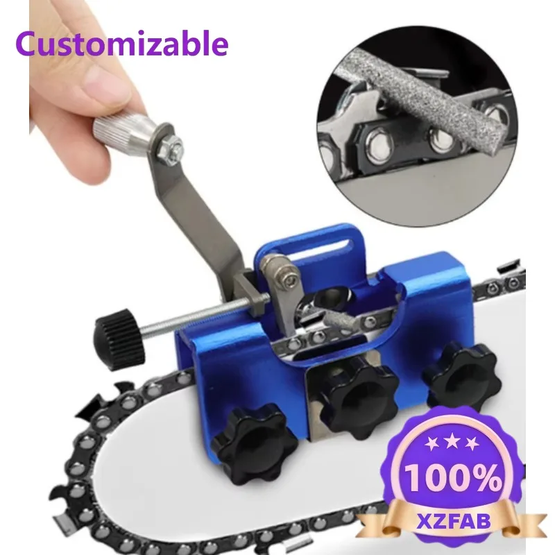 Factory Direct 2026 Chain saw grinding tool electric chain saw chain file grinding tool portable household hand crank  grinder a