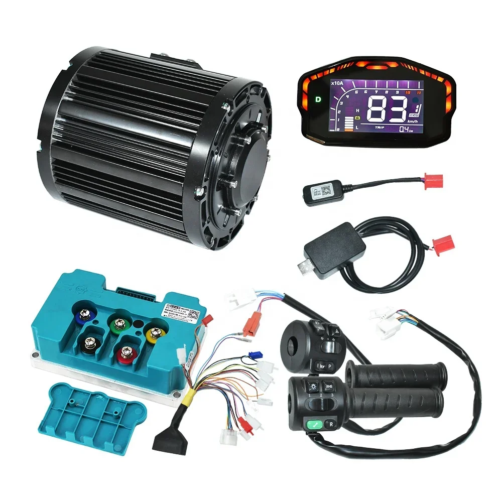 Fuel To Retrofit Electric Motorcycle Kit QS 138 90H Center Motor Qs 4000w 72v Hub Motor Mid Drive E-bike Kit