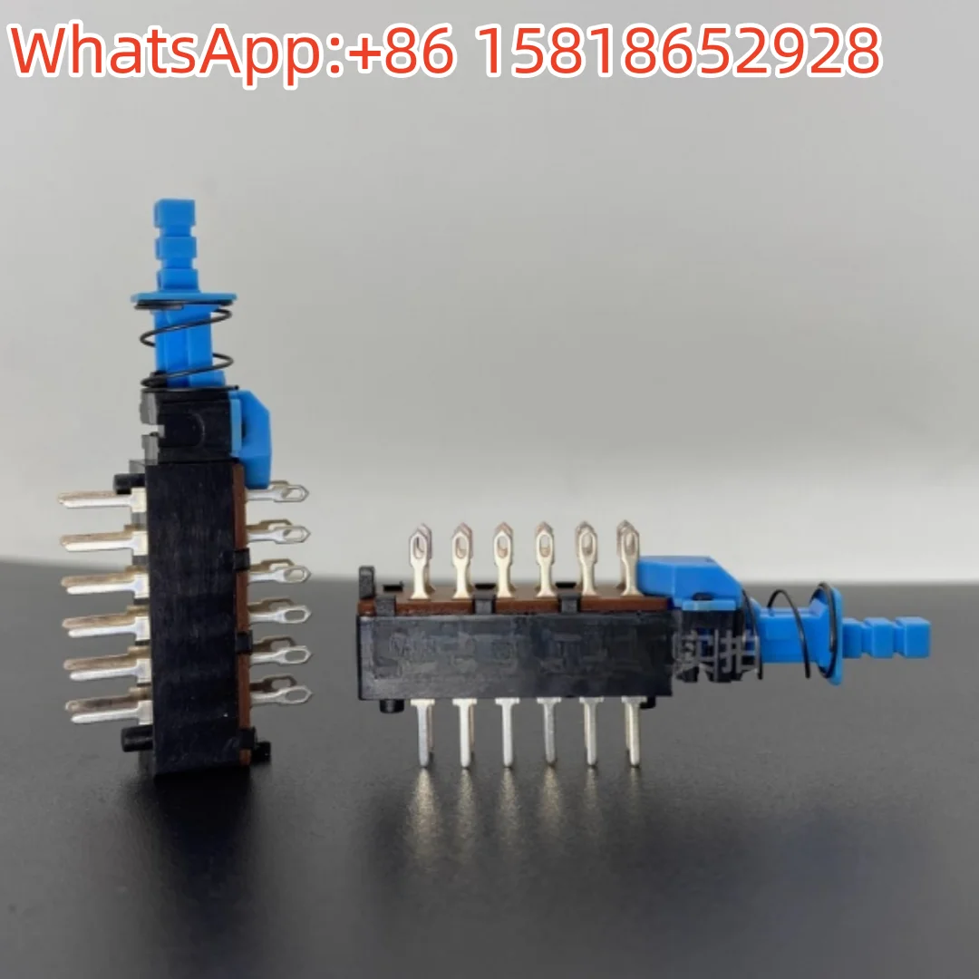 

2 pieces Self Locking Switch Double Row Japan ALPS 12 Pin Adjustable Power Button Audio Piano Button with Lock