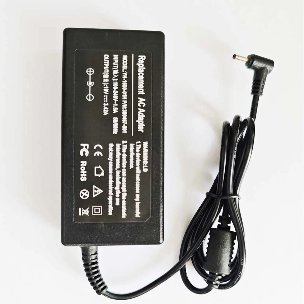 19V 3.42A 65W 3.0*1.0MM Laptop Adapter Charger For Acer Aspire S7 391 V3-371 Switch12 PA-1450-26 A13-045N2A 547H 56RQ SF314-51-7