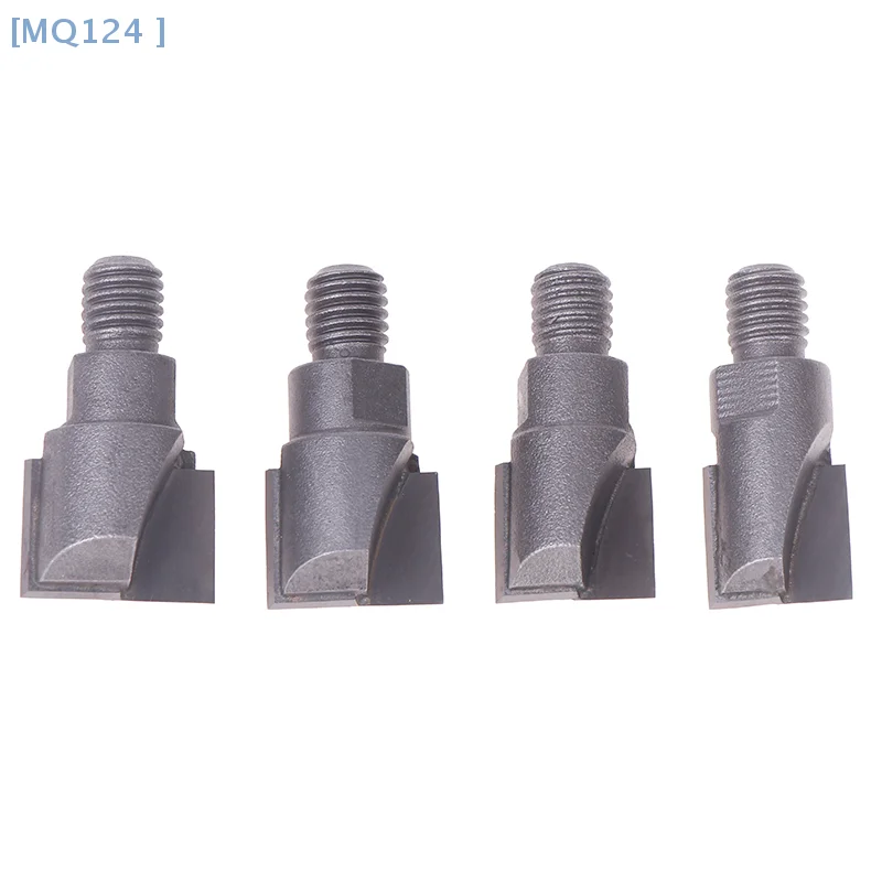 【MQ124 】10mm Shank Wooden Door Lock Slotting Cutter 16.5-22mm Tungsten Steel Woodworking Milling Cutter Tools Screw Thread