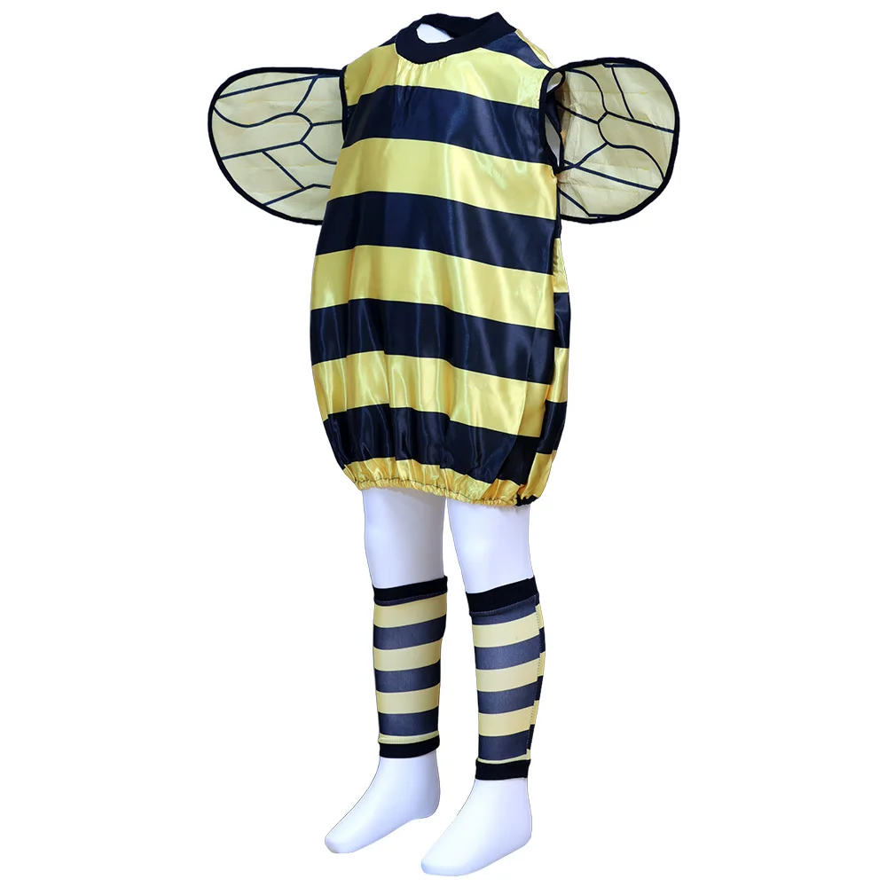 Little Dee Shaped Costume Cute Bee With Antennae Headband Long Socks Set Halloween Role-playing Performance Costume - view 2