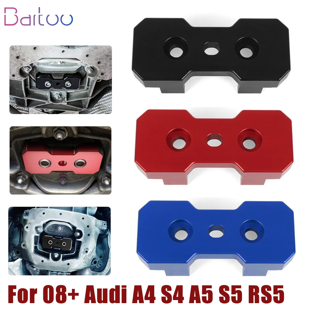 New Aluminum Smooth Shifting Transmission Mount Insert Bush For 08+ Audi B8 Chassis A4 S4 A5 S5 RS5 For S-Tronic/Manual EM1054