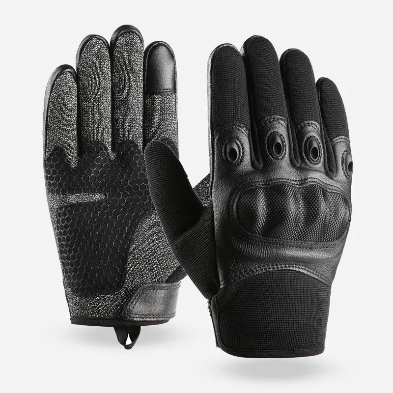 Anti cutting gloves, tactical fitness, outdoor motorcycle sports, full finger gloves, men\'s mountaineering, anti slip, wear-resi