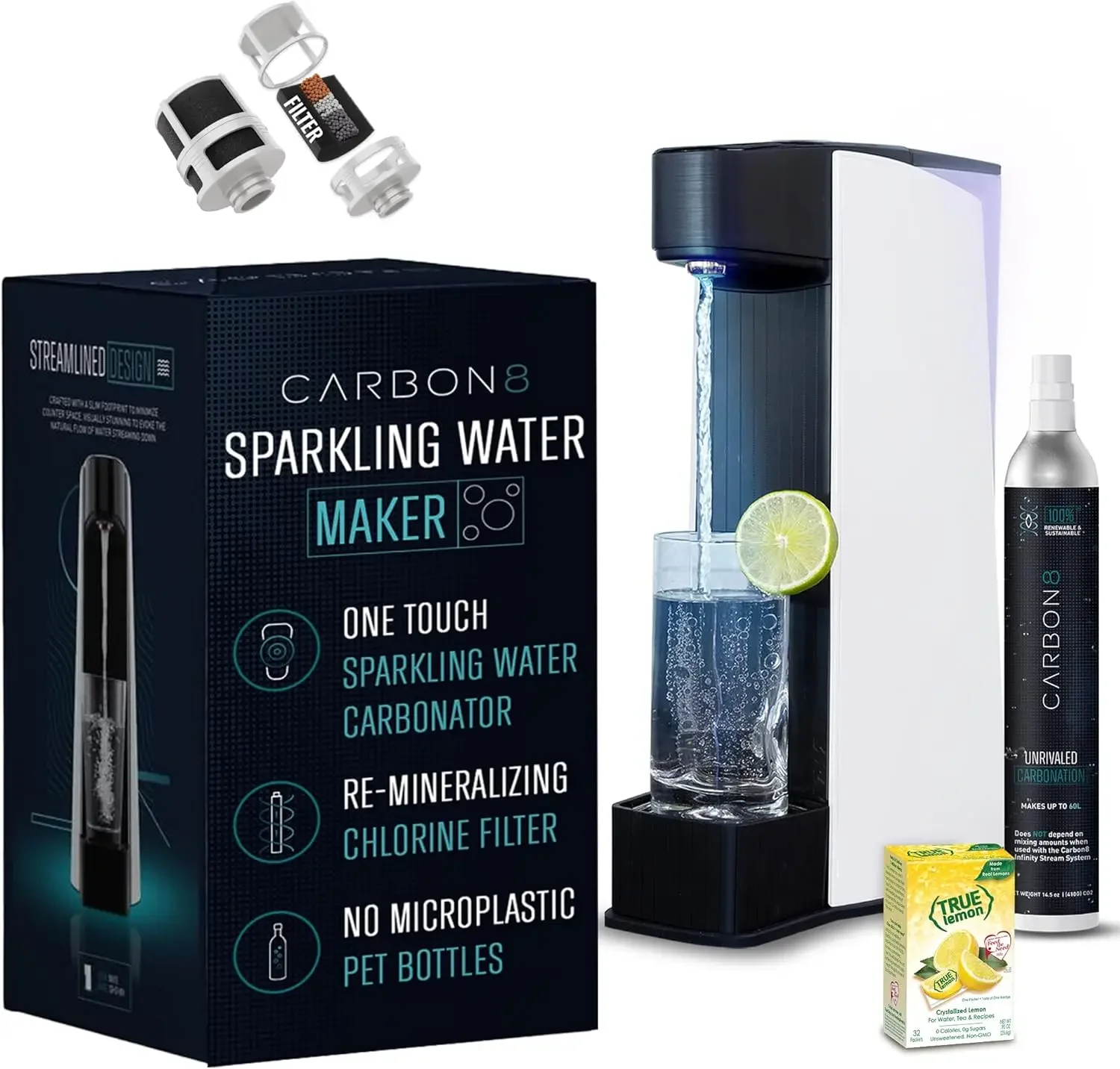 Sparkling Water Maker Machine - Home Soda Stream Machine, Water