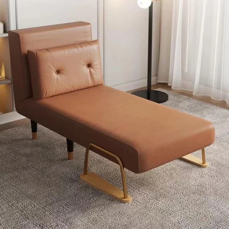 Order folding sofa bed dual-purpose single and double small Nordic sofa chair nap folding bed technology cloth multifunctional