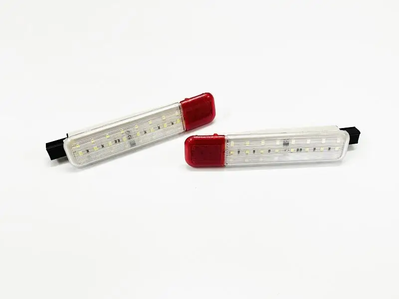 LED Powered Clear Red Lens Interior Door Panel Courtesy Light for 95-06 Chevy GMC Cadillac Hummer  Best Value Car Parts