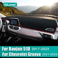 Para Chevrolet Groove 2021-2023 para Baojun 510 2017 2018 2019 2020 2021 2022 2023 alfombrilla para salpicadero de coche accesorios de cubierta parasol