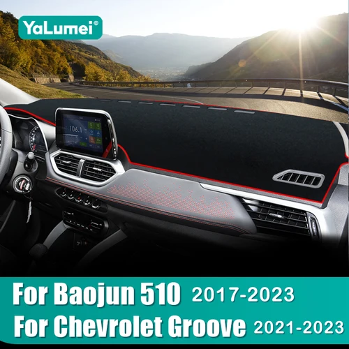 Para Chevrolet Groove 2021-2023 para Baojun 510 2017 2018 2019 2020 2021 2022 2023 alfombrilla para salpicadero de coche accesorios de cubierta parasol