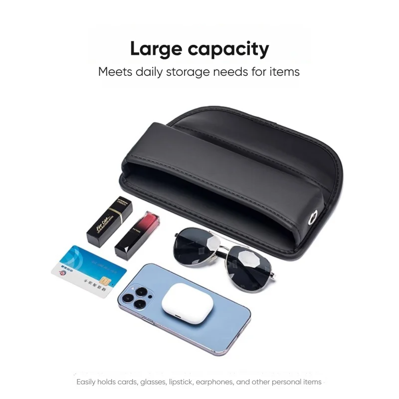 TazerApex Universal Car Seat Gap Organizer PU Leather Console Side Pocket Auto Crevice Filler Storage Box Interior Accessory view 3