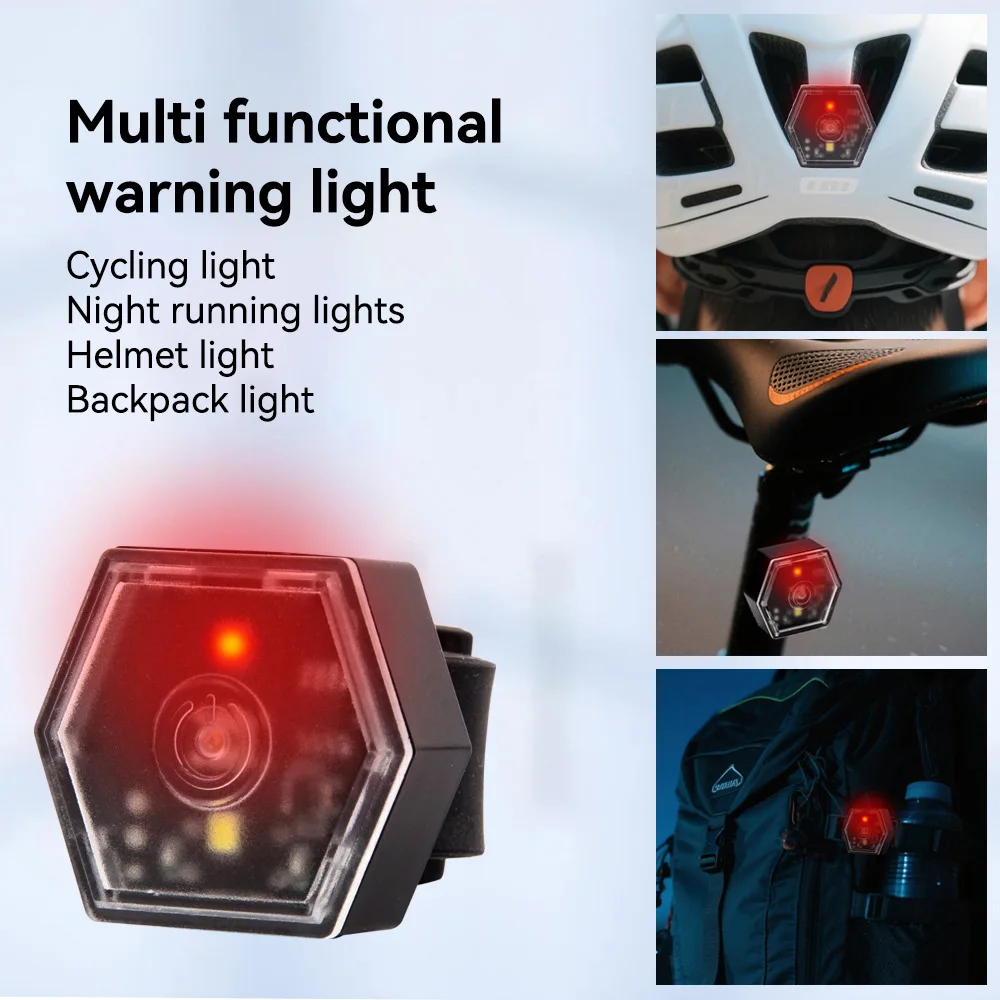 

Bicycle Rear Tail Light Cycling Night Running Helmet & Backpack Lighting Waterproof Multifunctional Outdoor Sports Equipment