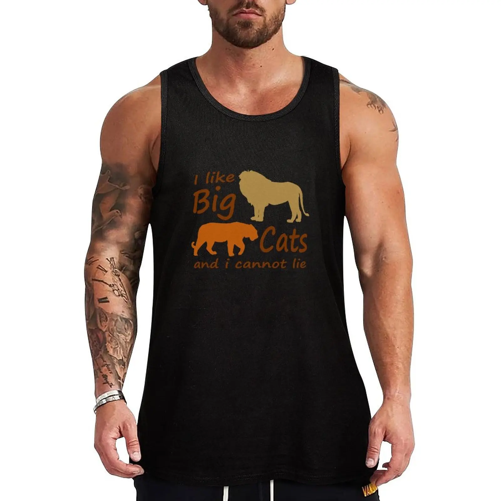 I like Big Cats Tank Top Cooling Tank Top Breathable Lightweight Summer Wear