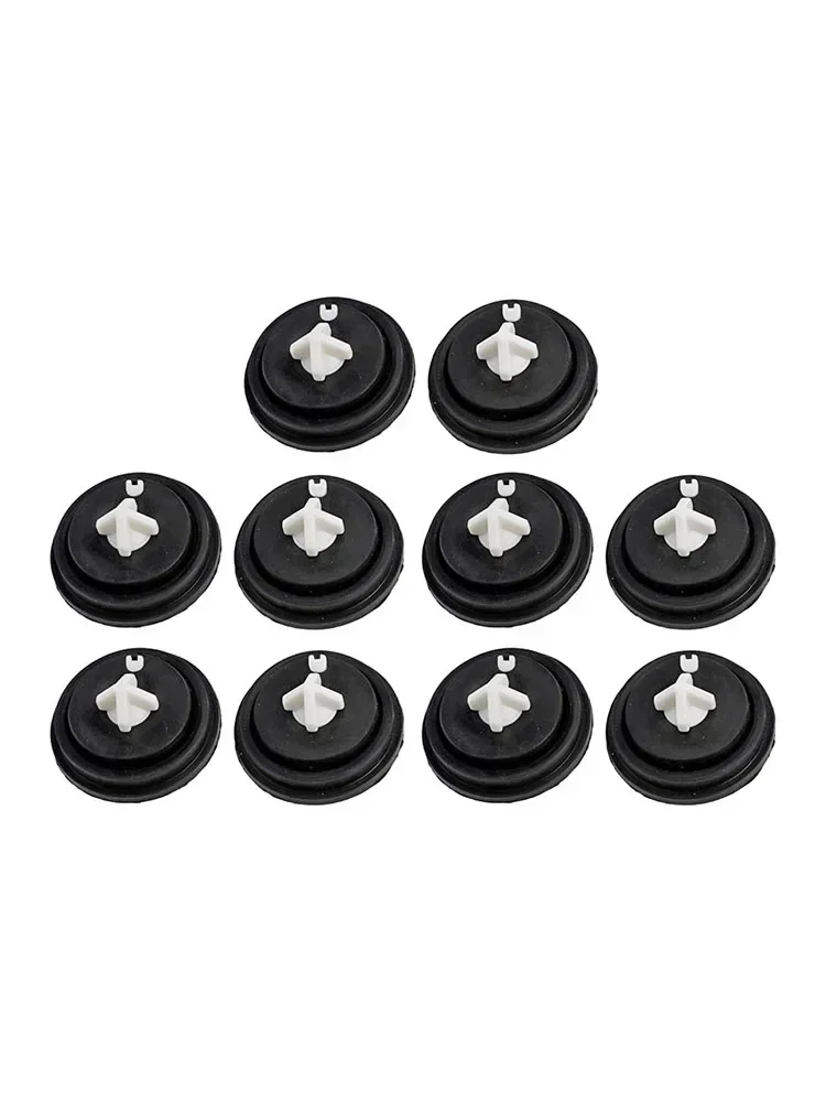 10pc Toilet Rubber Diaphragm Washer For Siamp Fill Valves Ballvalve Replacement Black Bidet Attachments 27*15mm