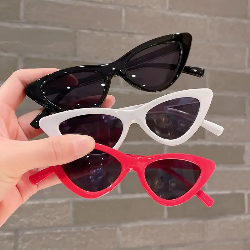 Fashion Children Cat's Eye Sunglasse Brand Designer Retro Boys Girls Eyeglasses Cute Baby Shade Eyewear Kids Sun Glasses UV400