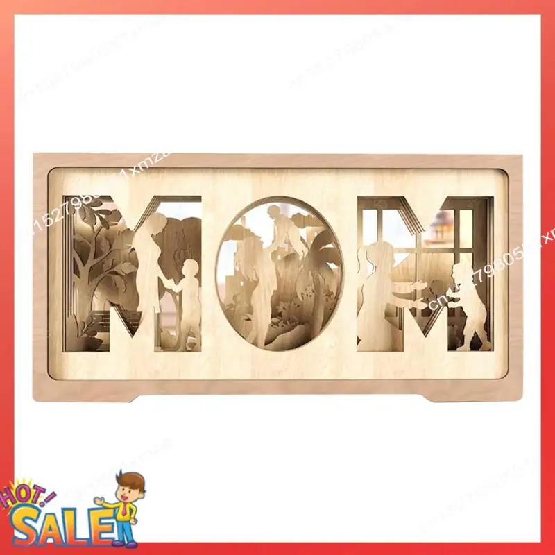 

ABCL Border New Multi-Layer Stand-Up Shape For Mom And Son Gift Ornaments Festival Happy Gift Durable Easy To Use
