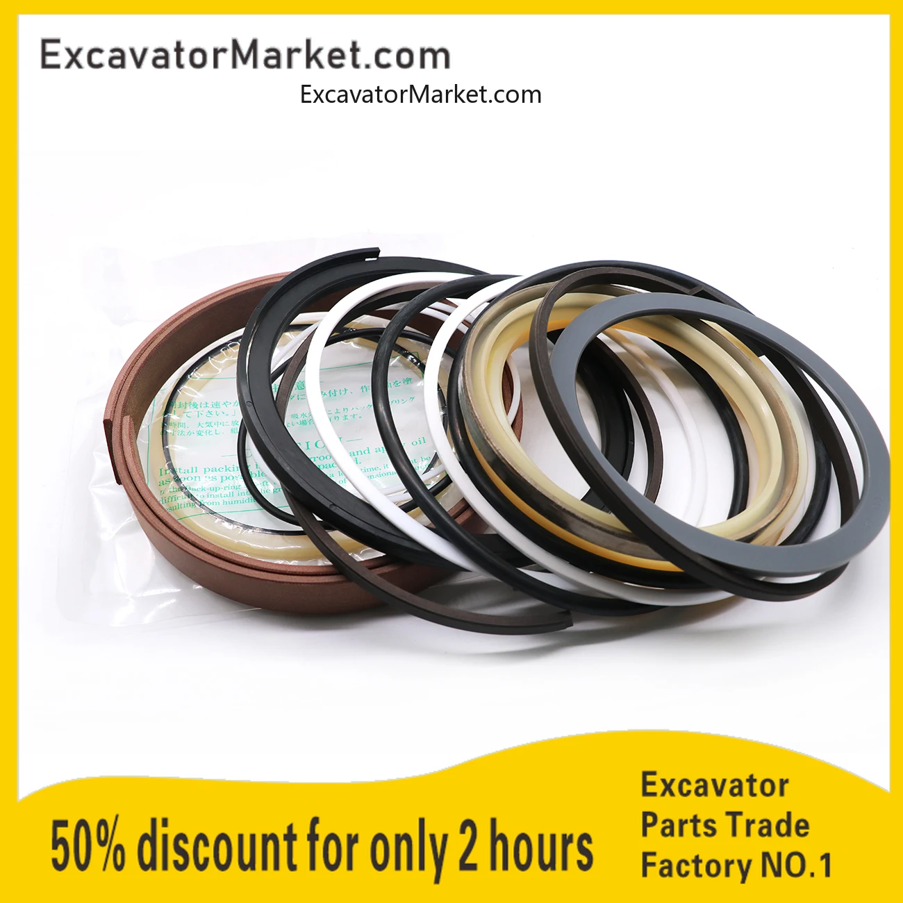 

EC210 EC290 EC360 EC460 EC700 Excavator Boom/Arm Hydraulic Cylinder Seal Kit Excavator Accessories