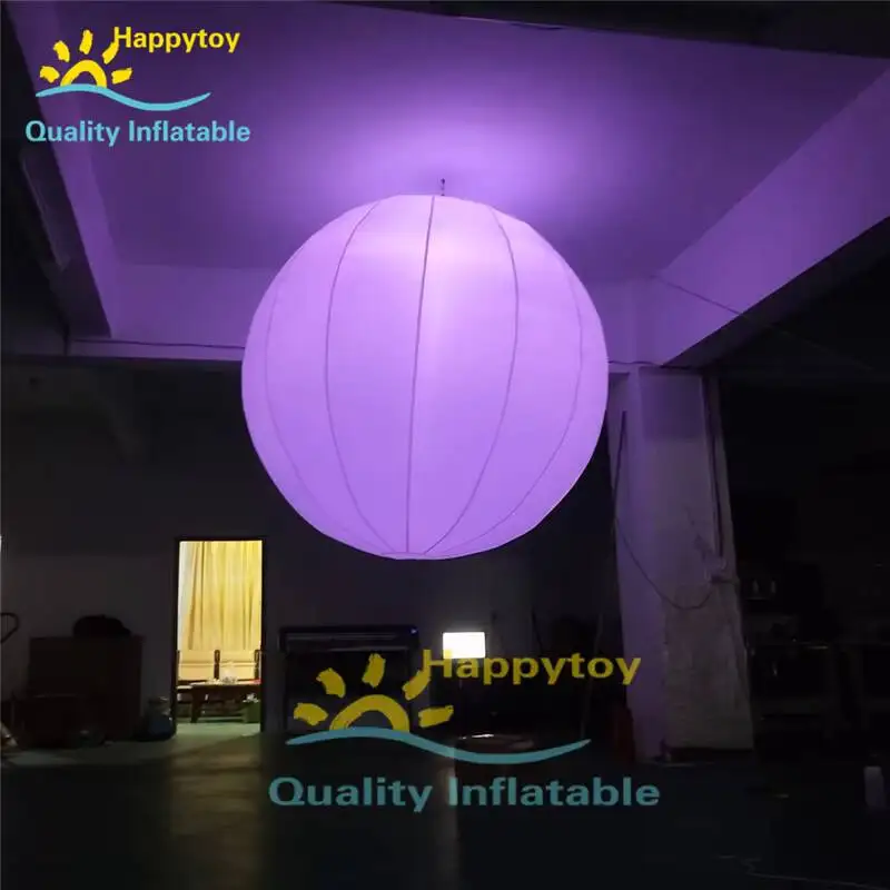 USA Party Decoratieve 2M Opblaasbare Hangende LED Ballon/Verlichting Ballon Voor Feestdecoratie
