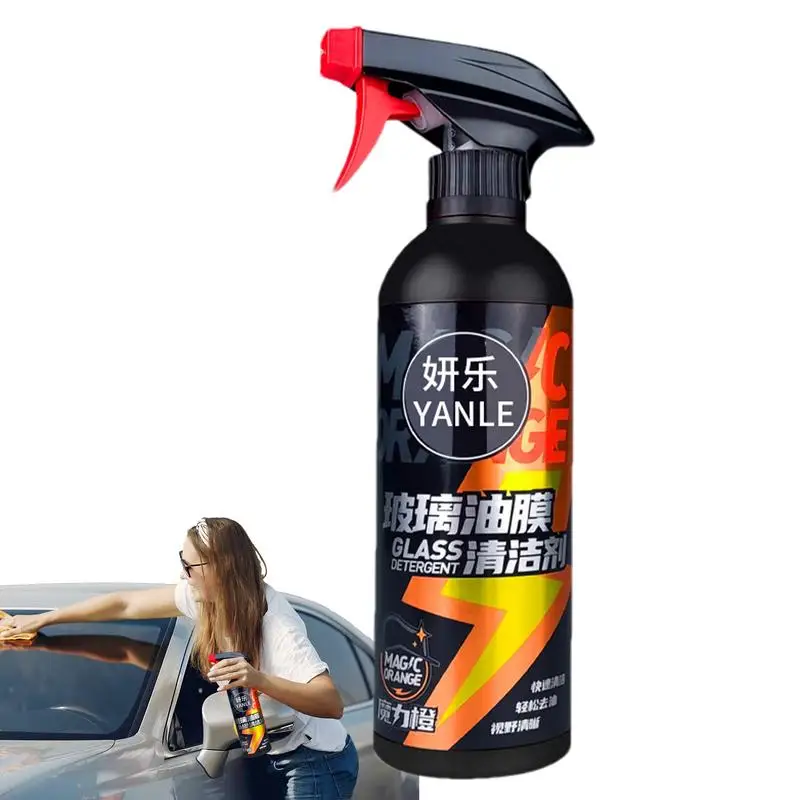 

Window Film Remover 500ml Water Spot Remover For Glass Surfaces Car Window Cleaner For Remove Dirt Water Stains Windshield