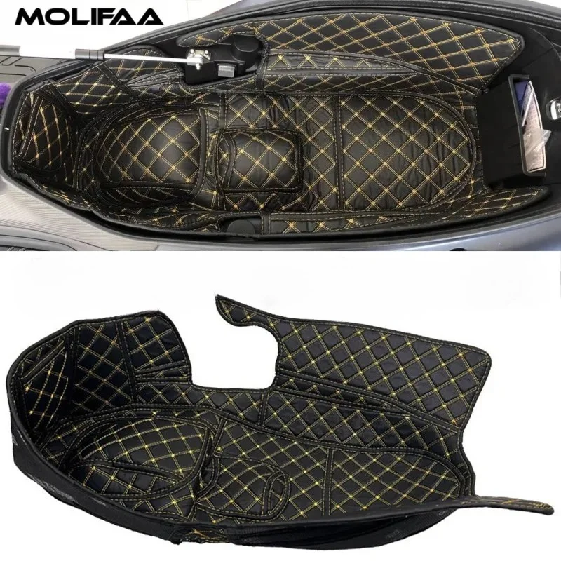 

Motorcycle PU Barrel Stool Cushion Seat Lining Mat For SYM Cruisym 300 Protective Pad Inner Seat Cover Compartment Accessories