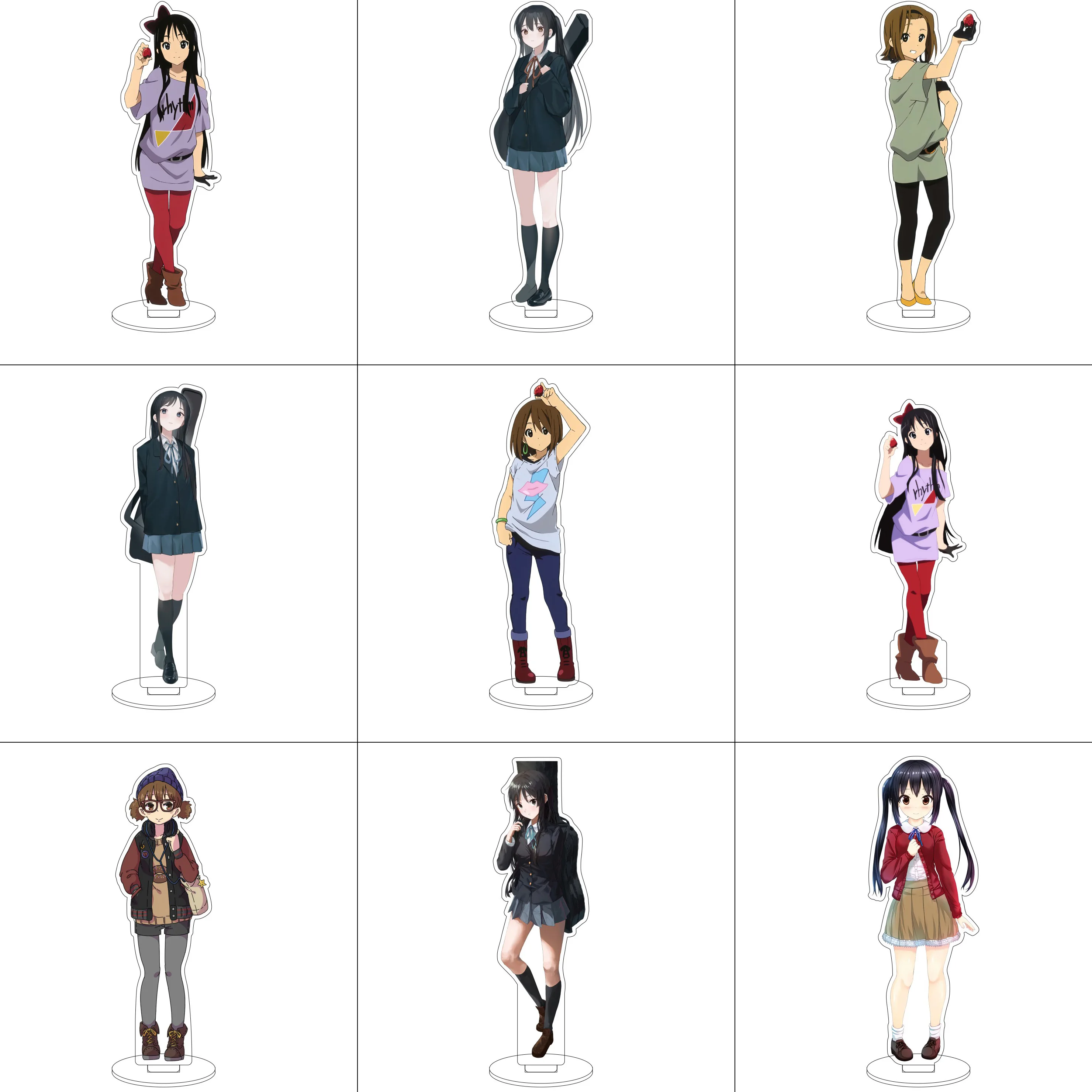 16 سنتيمتر أنيمي K-ON! حامل أكريليك كوسبلاي الحلي كوتوبوكي تسوموجي ناكانو أزوسا ياماناكا ساواكو الشكل حامل هدايا الهالوين