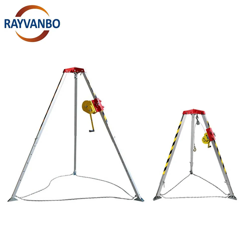 Aluminum Tripod Rescue Tripod Workplace Safety Tripod Used for Security Accident Fall Protection