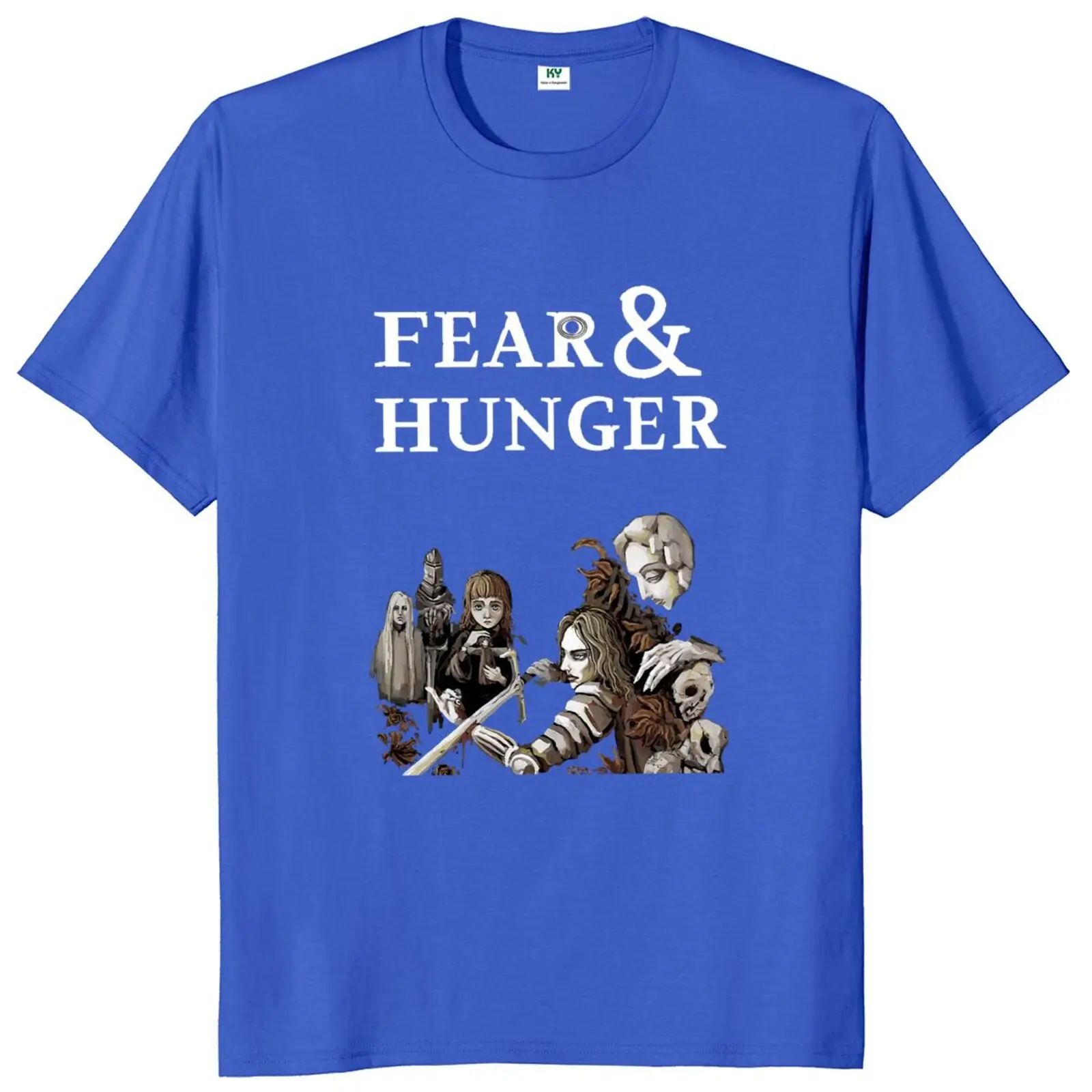 Fear And Hunger T Shirt Funger Horror Game Fans Retro Short Sleeve 100% Cotton Unisex Summer Soft T-shirts EU Size