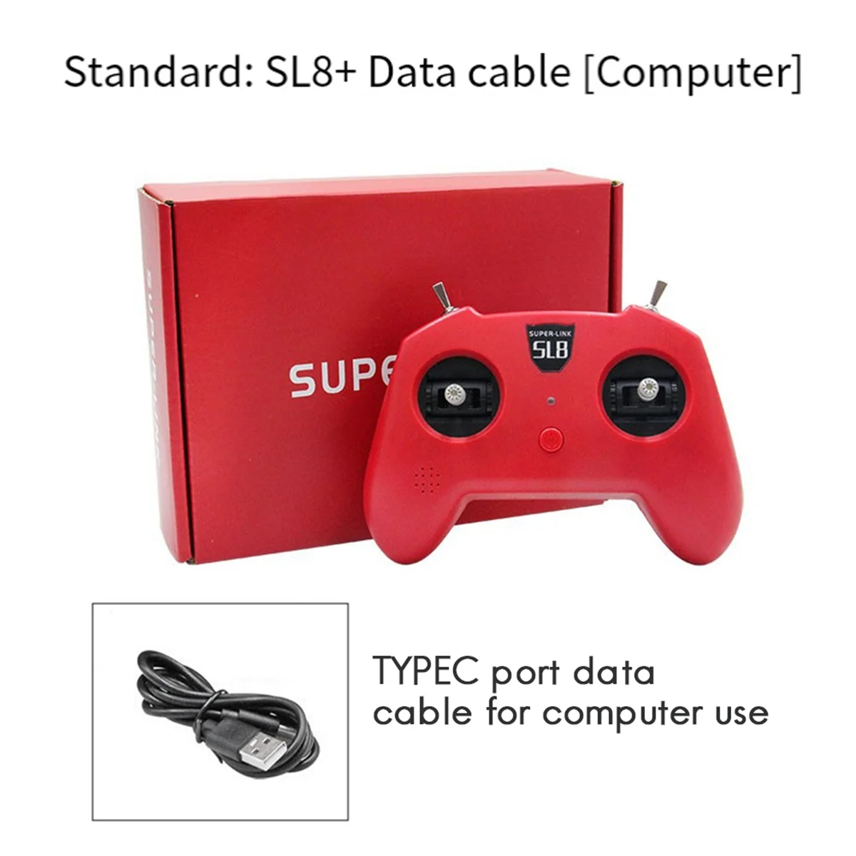 SL8 FPV Drone Simulator Wth TYPE-C Cable Plug-Play for TBS DRL DCL TryP Freerider Liftoff FPV Pilot Beginner DIY Tool&L47R